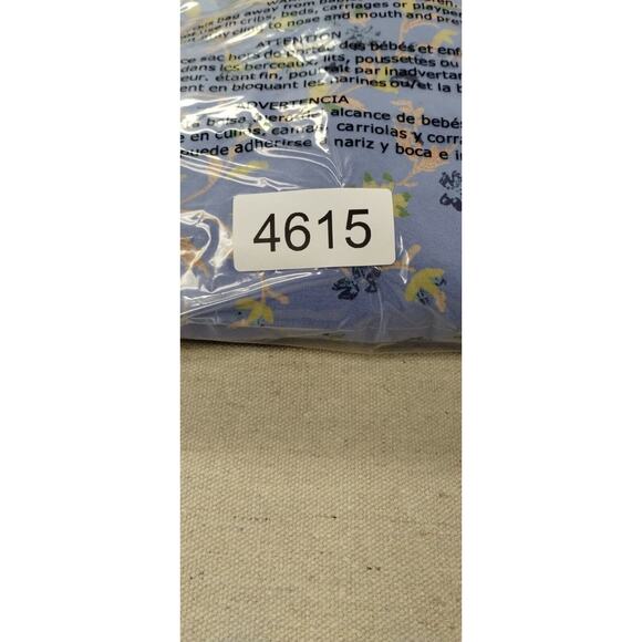 Woman Within Womens Blouse Button Front V-Neck Long Sleeve Floral Blue Yellow 5X - Picture 8 of 8